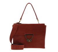 COCCINELLE Arlettis Suede Handbag Cinnamon