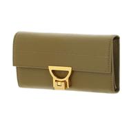COCCINELLE Arlettis Wallet Grained Leather Seagrass