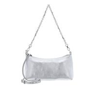 COCCINELLE Aura Mini Bag Grained Leather Silver