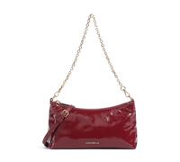 Coccinelle Aura Shiny Schultertasche dunkelrot, Rindsleder, Damen
