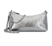 Coccinelle Aura Schultertasche silber, Leder, Damen
