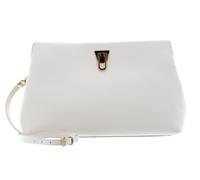 COCCINELLE Beat Clutch Handbag Grained Leather Coconut Milk