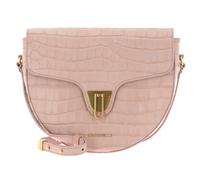 COCCINELLE Beat Croco Shiny Soft Crossover Bag New Pink