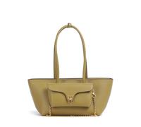 Coccinelle Beat Double Schultertasche olivgrün, Leder, Damen