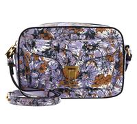 COCCINELLE Beat Flower Pr Handbag Printed Grained Leather Multi. Lavender