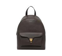 Coccinelle Beat Generatio Rucksack aus Leder, grau, Einheitsgröße