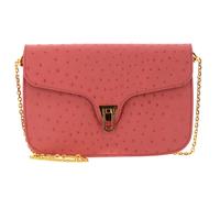 COCCINELLE Beat Ostrich Crossbody Camelia