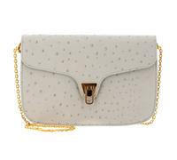 COCCINELLE Beat Ostrich Crossbody Gelso