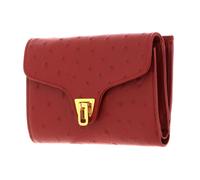 COCCINELLE Beat Ostrich Wallet Acero
