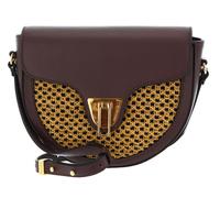 COCCINELLE Beat Paglia Rete Crossover Bag Chocolate / Caramel