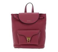 COCCINELLE Beat Soft Grained Leather Backpack Rosewood