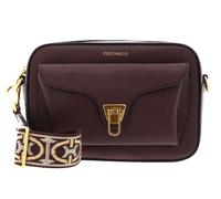 COCCINELLE Beat Soft Ribb Crossbody Bag Grained Leather Berry