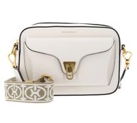 COCCINELLE Beat Soft Ribb Crossbody Bag Grained Leather Pearl