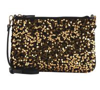 COCCINELLE Best Paillettes Crossbody Bag Golden / Noir