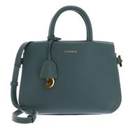 COCCINELLE Blue Soft Handbag Grained Leather Kale Green