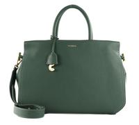 COCCINELLE Blue Soft Handbag Grained Leather Kale Green