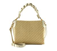 COCCINELLE Boheme Bicolor Straw Handbag Mul. Blanco / Blan