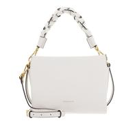 COCCINELLE Boheme Grana Double Crossbody Double Grainy Leather Blanco / Skin
