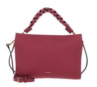 COCCINELLE Boheme Grana Double Crossbody Double Grainy Leather Rosewood / Brandy