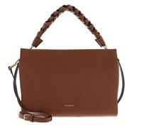 COCCINELLE Boheme Grana Double Hand Bag Cognac / Noir
