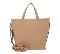 COCCINELLE Boheme Grana Double Handbag Double Grainy Leather Fre. Beige / Sunri