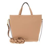 COCCINELLE Boheme Grana Double Handbag Double Grainy Leather Toasted / Bark