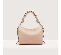 coccinelle - BOHEME GRANA DOUBLE Rv-Handtasche Handbag Boheme Grana Double Rosette-Warm Taupe rot/natur