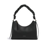 Coccinelle Boheme Grana Double Schultertasche schwarz, genarbtes Leder, Damen
