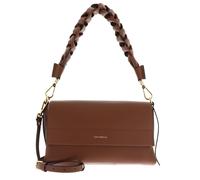 COCCINELLE Boheme Grana Double Shoulder Bag Cognac / Noir