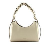 COCCINELLE Boheme Grana Double Shoulder Bag M Blanco / Skin