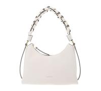 COCCINELLE Boheme Grana Double Shoulder Bag M Pearl / Cognac