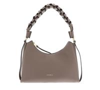 Coccinelle Boheme Grana Double Schultertasche taupe, Leder, Damen