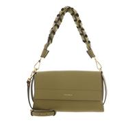 Coccinelle Boheme Grana Double Schultertasche olivgrün, Leder, Damen