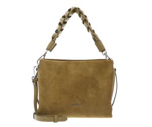 COCCINELLE Boheme Handbag Suede Grainy Leather Seagrass / Seagrass