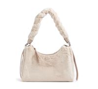 COCCINELLE Boheme Synthetic Fur Shoulder Bag Natural / Rosette