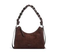 Coccinelle Boheme Suede Schultertasche dunkelbraun, Rauleder, Damen