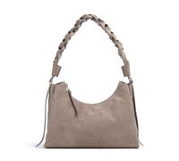 Coccinelle Boheme Suede Schultertasche taupe, aufgerautes Rindsleder, Damen