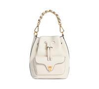 Coccinelle Beat Mini Bag Schultertasche Leder 17 cm beige