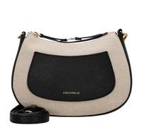 Coccinelle C-Easy Canvas - Umhängetasche 22 cm (natural/noir)