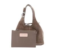 COCCINELLE C-Easy Handbag Suede Warm Taupe