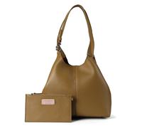 Coccinelle C-Easy Schultertasche Leder 34 cm seagrass Damen