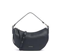 Coccinelle C-Easy Schultertasche navy, genarbtes Leder, Damen