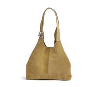 Coccinelle C-Easy Suede Beuteltasche olivgrün, aufgerautes Rindsleder, Damen