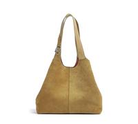 Coccinelle C-Easy Suede Beuteltasche olivgrün, aufgerautes Rindsleder, Damen