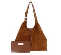 COCCINELLE C-Easy Suede Handbag Cognac / Cognac