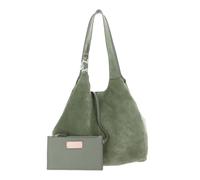 COCCINELLE C-Easy Suede Handbag Greenery
