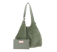COCCINELLE C-Easy Suede Handbag Greenery