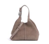 Coccinelle C-Easy Suede Handtasche taupe, Rauleder, Damen