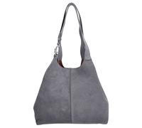 Coccinelle Schultertasche C‑Easy Leder 34 cm Grau