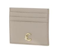 Coccinelle Leder Kartenhalter C-Me Document Holder Grained Leather Sandshell beige